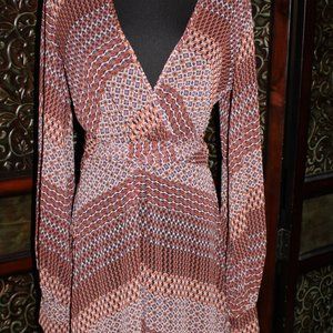 Sheer Long Sleeved Dress